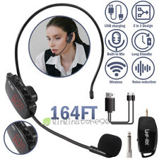 UHF Microfonos Inalambricos Professional Recargables Sistema Mic Con Digital LCD picture