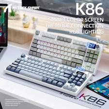 K86 Wireless Hot-Swappable Mechanical Keyboard Bluetooth/2.4G with Screen Knob picture