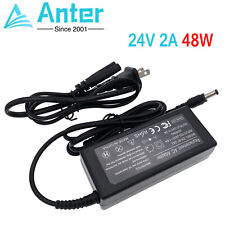 24V 2A AC DC Adapter Power Supply Cord Charger For LCD Monitor Printer 5.5mm Tip picture