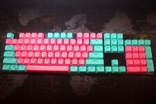Double shot PBT backlit Translucent Miami keycaps for ANSI/ISO keyboard -2 sets picture