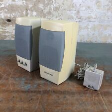 GATEWAY 2000 ALTEC LANSING ACS41 COMPUTER SPEAKERS w/POWER SUPPLY - WORKS picture