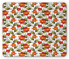 Ambesonne Romantic Floral Mousepad Rectangle Non-Slip Rubber picture