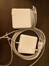 Two Genuine Apple 85W MagSafe 2 Charger Power Adapter MacBook Pro FOR PARTS ONLY picture