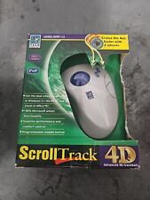 Vintage New Old Stock 90s A4 Tech WWT-13 Scroll Track 4D TrackBall Large Mouse picture