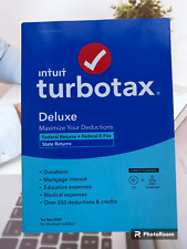 2021 TurboTax Deluxe Federal + State E-File State Returns for Windows/Mac~Sealed picture
