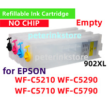 NOCHIP Refillable Ink Cartridge Pro WFC5210 WFC5290 WFC5710 WFC5790 902XL 902 picture
