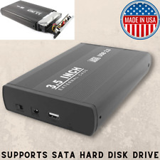 Hard Drive Disk Hdd 3.5 INCH IDE HARD DISK DRIVE BOX EXTERNAL USB ENCLOSURE Case picture