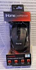 IHOME COMPUTER BLACK COLOR CLASSIC USB CORDED OPTICAL MOUSE, NEW,  picture