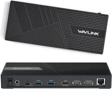 WAVLINK USB-C Docking Station 12-in-1 100W Charging for Laptop Triple Display 4K picture