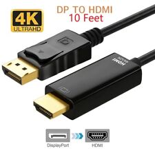 Display Port to HDMI Cable DP Adapter Converter Audio Video PC HDTV 1080P 60Hz picture