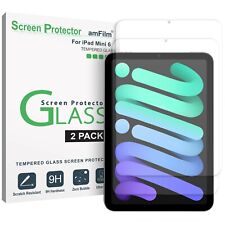 (2-Pack) amFilm iPad Mini 6 Tempered Glass Screen Protector (6th Gen, 2021) picture