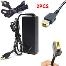 2pcs Square Slim Tip Laptop AC Charger Adapter For Lenovo Thinkpad 90W 20V 4.5A picture