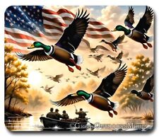 All American Duck Hunting USA ~ Mousepad / PC Mouse Pad THICK ~ Gifts for Hunter picture