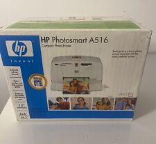 HP Photosmart A516 Compact Color Photo Printer Travel Size 4x6 Portable NIB picture