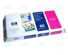 Genuine HP 80 Magenta Printhead & Cleaner C482A DesignJet 1050 1055 (Retail Box) picture