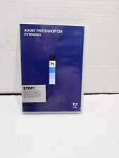 Adobe Photoshop CS4 Extended Software As Is No Tech Support Mac OS No Serial # picture