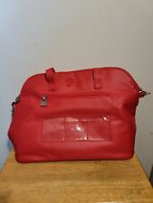 Vintage Red Leather  BRAGGZ Lila Laptop Bag..Gorgeous... picture