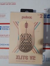 Pulsar Xlite V2 Retro Brown Wireless Ultra Light 59g Gaming Mouse -Med- Open Box picture
