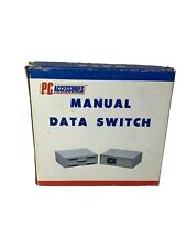 PC Accessories 4-Way DB25 Manual Data Transfer Switch Box Rotary PC Printer VTG picture