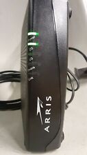 Gently Used ARRIS CM820A Ethernet Cable Router w/Power & Coax Cords picture