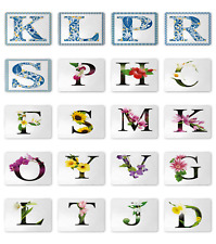 Ambesonne Letter Design Mousepad Rectangle Non-Slip Rubber picture