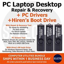 PC Laptop Desktop Repair Recovery + PC Drivers +Hiren's Boot USB Drive Bundle picture