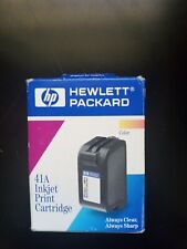 Genuine HP 41 Tri-Color Ink Cartridge Factory Sealed  Exp 03/1999 Vintage picture