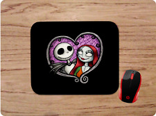 JACK SKELLINGTON & SALLY CUSTOM MOUSE PAD MAT NON-SLIP SCHOOL HOME OFFICE GIFT picture