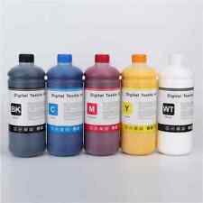 5x1000ml textile pigment dtg ink for direct to garment digital printer DTG M2 M6 picture