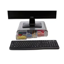 Monitor Stand and Desk Organizer with 3 Drawers, Metal Mesh (Brand New) picture