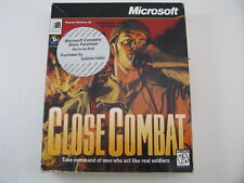 Close Combat -Microsoft - SEALED - Vintage Big Box Computer Game Windows 95 CD picture