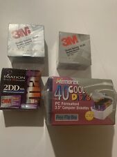 New 3M (2-10 Packs) Imation (10 Pack) & Memorex (40 Pack) Floppy Disks 70 Total picture
