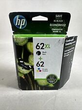 Genuine 2-Pack HP 62XL Black & 62 Tri-Color New Ink picture