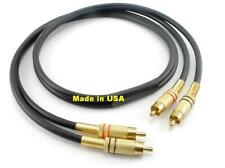2ft Premium 2-RCA Male to Male Gold-Plated Audio Cable, US Custom Made Cable ** picture