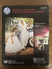HP Premium Plus Photo Paper 80 lbs. Soft-Gloss 8-1/2 x 11 50 Sheets/Pack CR667A picture