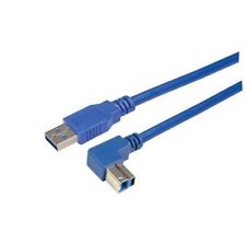 Lot of 10 (new in plastic) USB 3.0 Right Angle Cable Assembly 1 Meter picture