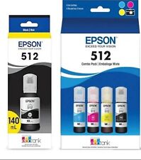 EPSON 512 EcoTank Genuine Ink Ultra-high Capacity Bottle Black and Color Combo picture