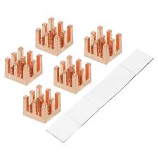 Copper Heatsink 6x6x5mm with Self Adhesive for IC Chipset Cooler 5pcs picture