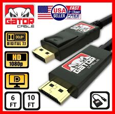 Display Port to HDMI Cable DP Adapter Converter Audio Video PC HDTV 1080P 60Hz picture