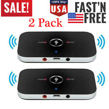 2X2in1 Bluetooth Transmitter&Receiver Wireless A2DP Home TV Stereo Audio Adapter picture