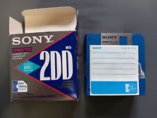 Sony MFD-2DD 3.5 Inch Micro Floppydisk Double Density Set of 10 1MB Nib Sealed picture