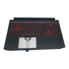 Palmrest with Red Backlit Keyboard For AN515-57 Acer Nitro 5 6B.QEXN2.001 picture