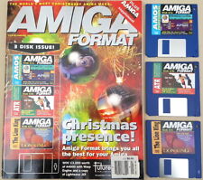 Amiga Format Magazine w/Disks ©Jan.1995 AMOS PRO SensibleSoccer Lion King +MORE picture