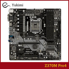 FOR ASROCK Z370M Pro4 LGA 1151 64GB HDMI DVI VGA Micro ATX Motherboard Test OK picture