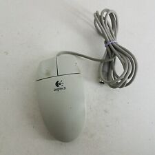 Vintage PS2 Logitech Ball Mouse Model Number M-s34 Part Number 850693-0001 OEM picture
