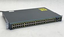 Cisco 2960-S 10G WS-C2960S-48TD-L V02 48-Port Managed Gigabit Network Switch picture