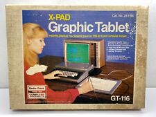 Vintage Radio Shack TRS-80 X-PAD Graphic Tablet GT-116 BOX CIB COMPLETE NEW READ picture