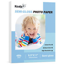Lot Koala Premium Photo Paper 8.5x11 48lb Glossy or Semi-gloss Inkjet Printer picture