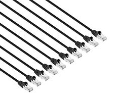 Slim Cat8 Ethernet Network Patch Cable – 10-Pack - 40Gbps & 2000MHz Snagless ... picture