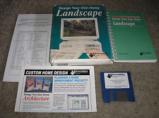 Design Your Own Home Landscape Vintage Mac Macintosh Computer Software COMPLETE picture
